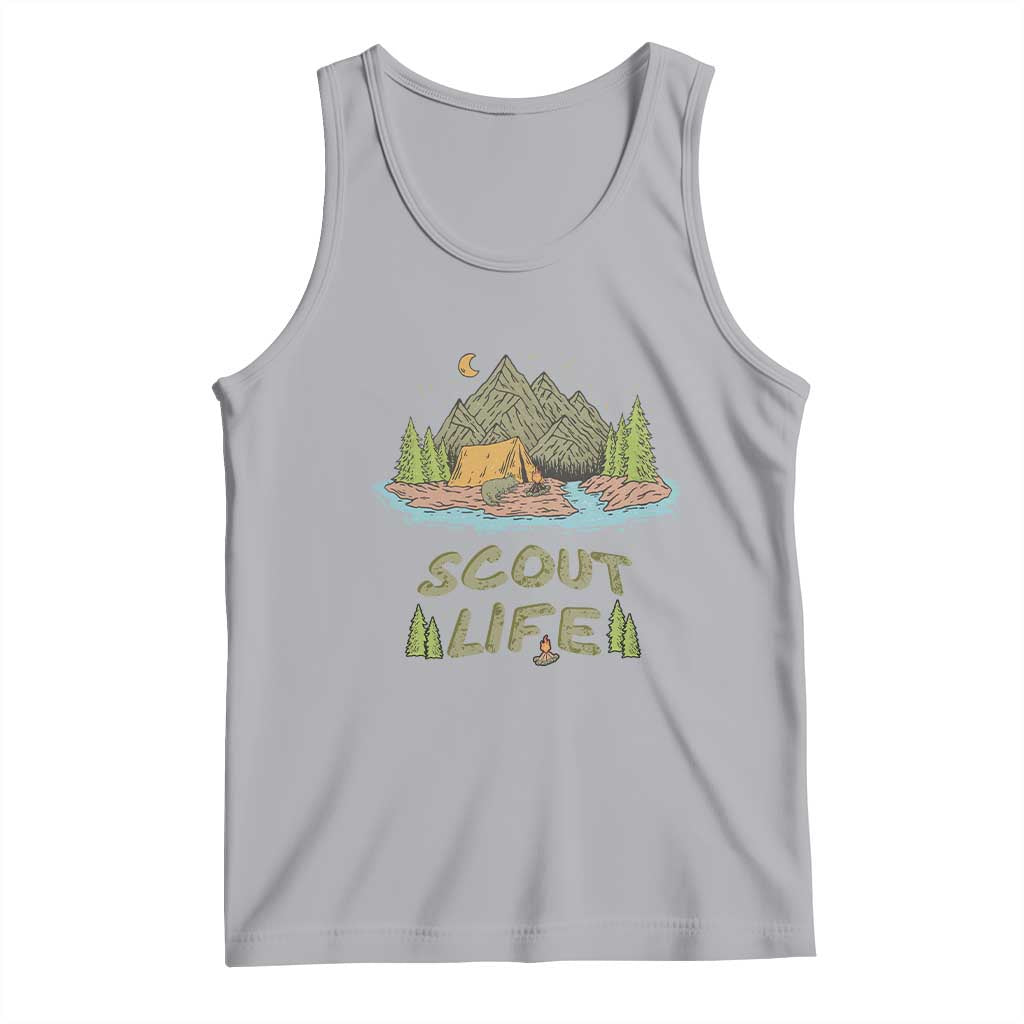 Scout Camping Tank Top Scout Camping Life Hiking Camping Outdoors Troop Leader