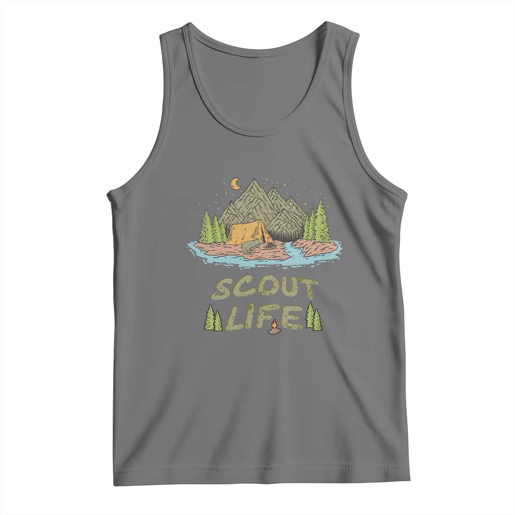 Scout Camping Tank Top Scout Camping Life Hiking Camping Outdoors Troop Leader