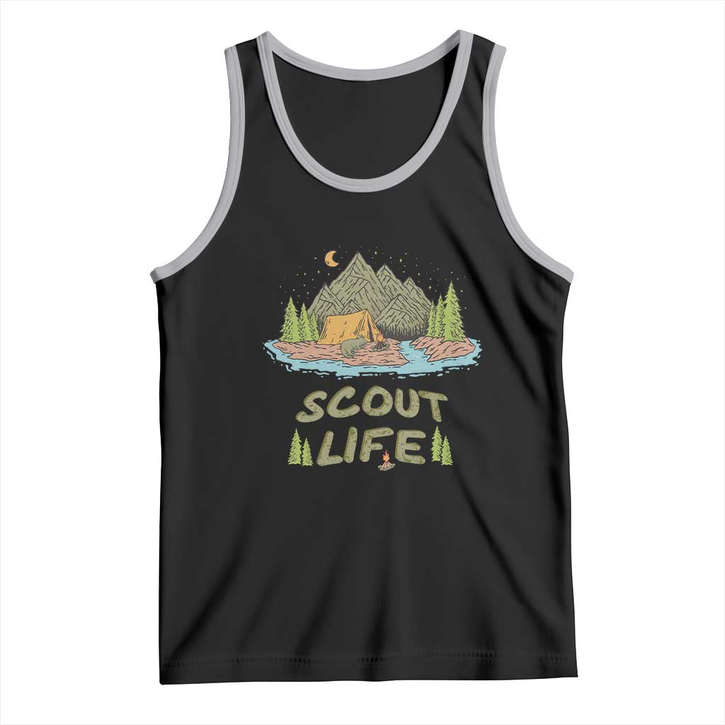Scout Camping Tank Top Scout Camping Life Hiking Camping Outdoors Troop Leader