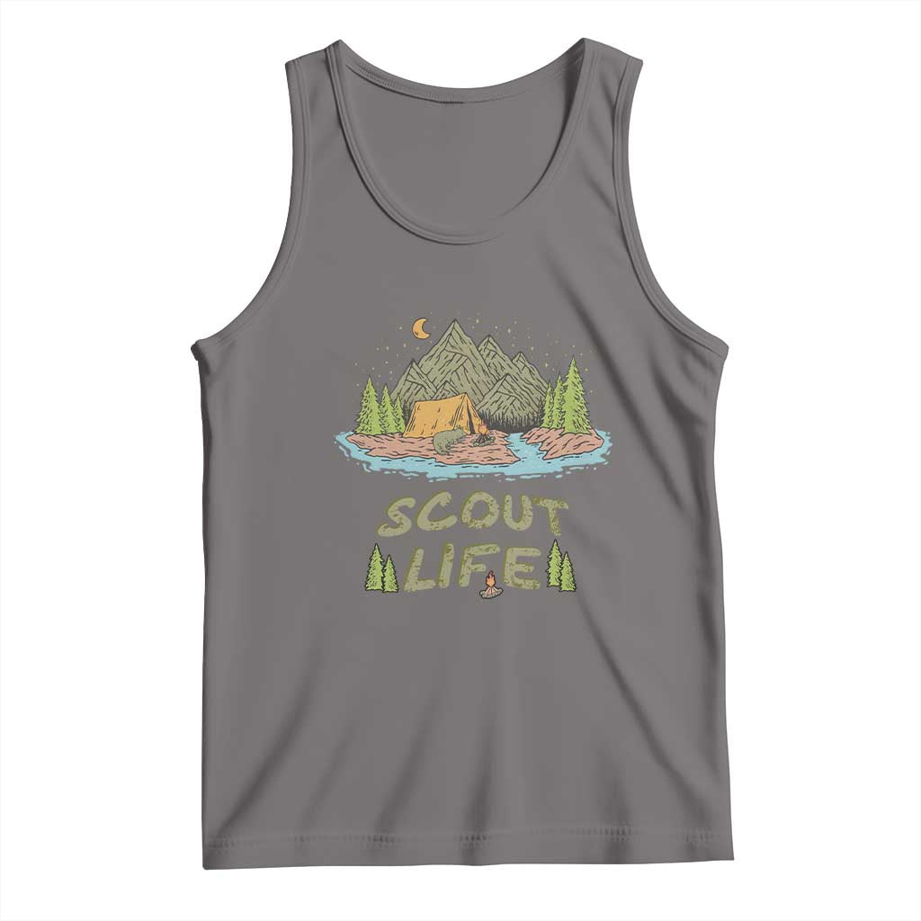Scout Camping Tank Top Scout Camping Life Hiking Camping Outdoors Troop Leader