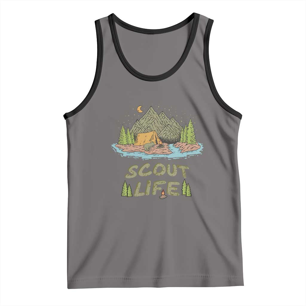 Scout Camping Tank Top Scout Camping Life Hiking Camping Outdoors Troop Leader