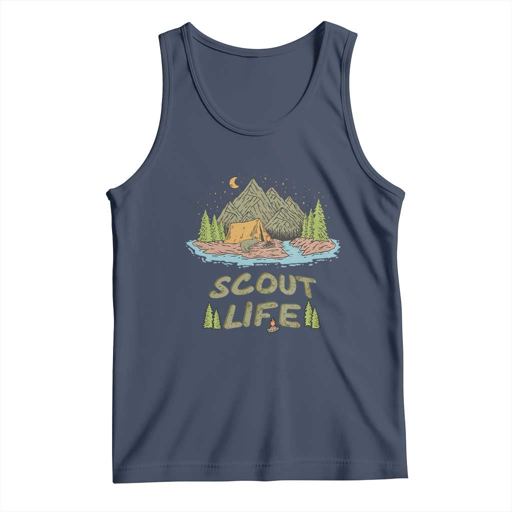 Scout Camping Tank Top Scout Camping Life Hiking Camping Outdoors Troop Leader