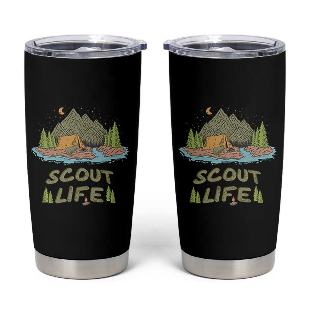 Scout Camping Tumbler Cup Scout Camping Life Hiking Camping Outdoors Troop Leader