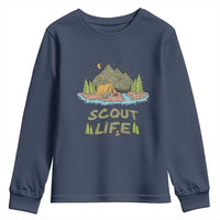 Scout Camping Youth Sweatshirt Scout Camping Life Hiking Camping Outdoors Troop Leader