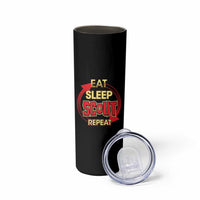 Funny Scout Skinny Tumbler Eat Sleep Scout Repeat Scouting Lovers Camping Hiking Outdoors