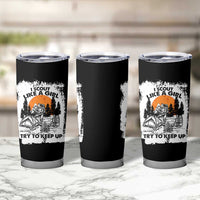 Scout Girl Tumbler Cup I Scout Like A Girl Try To Keep Up Hiking Camping Scouting Lovers