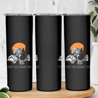 Scout Girl Skinny Tumbler I Scout Like A Girl Try To Keep Up Hiking Camping Scouting