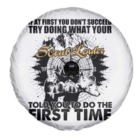 Funny Scouting Adventure Spare Tire Cover Doing What Your Scout Leader Told You To Do Camping Compass