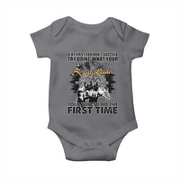 Funny Scouting Adventure Baby Onesie Doing What Your Scout Leader Told You To Do Camping Compass
