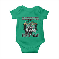 Funny Scouting Adventure Baby Onesie Doing What Your Scout Leader Told You To Do Camping Compass