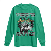 Funny Scouting Adventure Long Sleeve Shirt Doing What Your Scout Leader Told You To Do Camping Compass