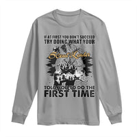Funny Scouting Adventure Long Sleeve Shirt Doing What Your Scout Leader Told You To Do Camping Compass