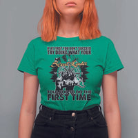 Funny Scouting Adventure T Shirt For Women Doing What Your Scout Leader Told You To Do Camping Compass