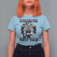 Funny Scouting Adventure T Shirt For Women Doing What Your Scout Leader Told You To Do Camping Compass