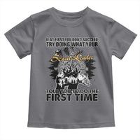 Funny Scouting Adventure Toddler T Shirt Doing What Your Scout Leader Told You To Do Camping Compass