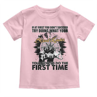 Funny Scouting Adventure Toddler T Shirt Doing What Your Scout Leader Told You To Do Camping Compass