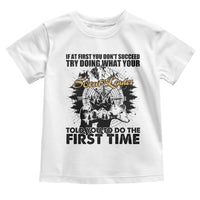 Funny Scouting Adventure Toddler T Shirt Doing What Your Scout Leader Told You To Do Camping Compass