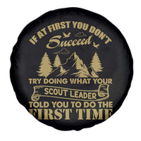 Funny Scouting Adventure Spare Tire Cover Doing What Your Scout Leader Told You To Do Camping Outdoors