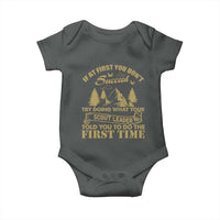 Funny Scouting Adventure Baby Onesie Doing What Your Scout Leader Told You To Do Camping Outdoors