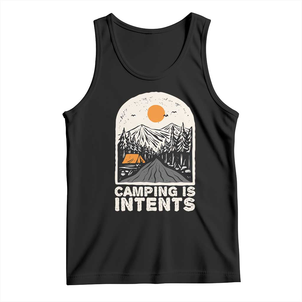 Funny Scout Camping Tank Top Camping Is Intents Hiking Outdoors Adventure - Wonder Print Shop