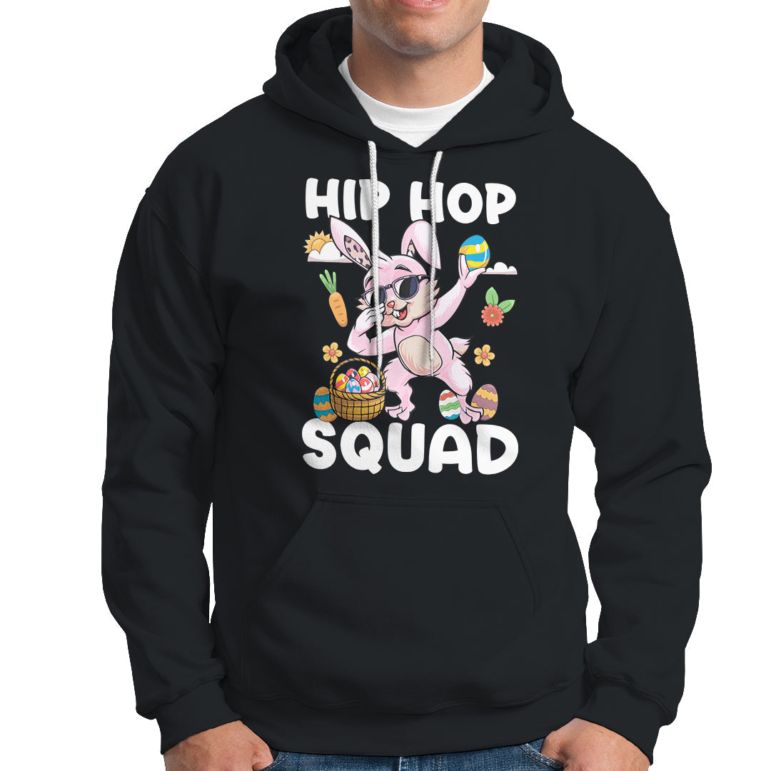 Funny Costume Cute Bunny Dabbing Hip Hop Squad Rabbit Lover Halloween Costume For Kids Boys Girls Hoodie - Wonder Print Shop
