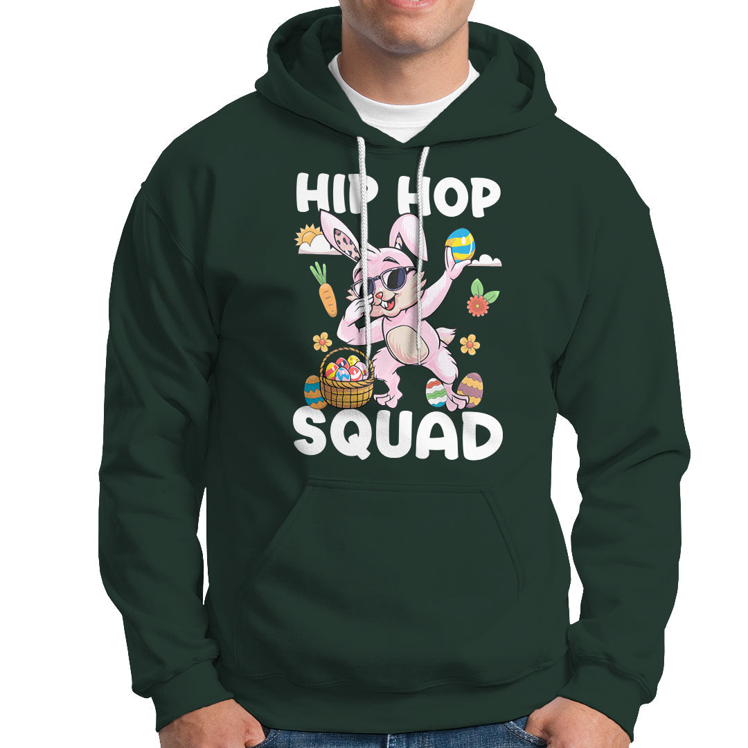 Funny Costume Cute Bunny Dabbing Hip Hop Squad Rabbit Lover Halloween Costume For Kids Boys Girls Hoodie - Wonder Print Shop