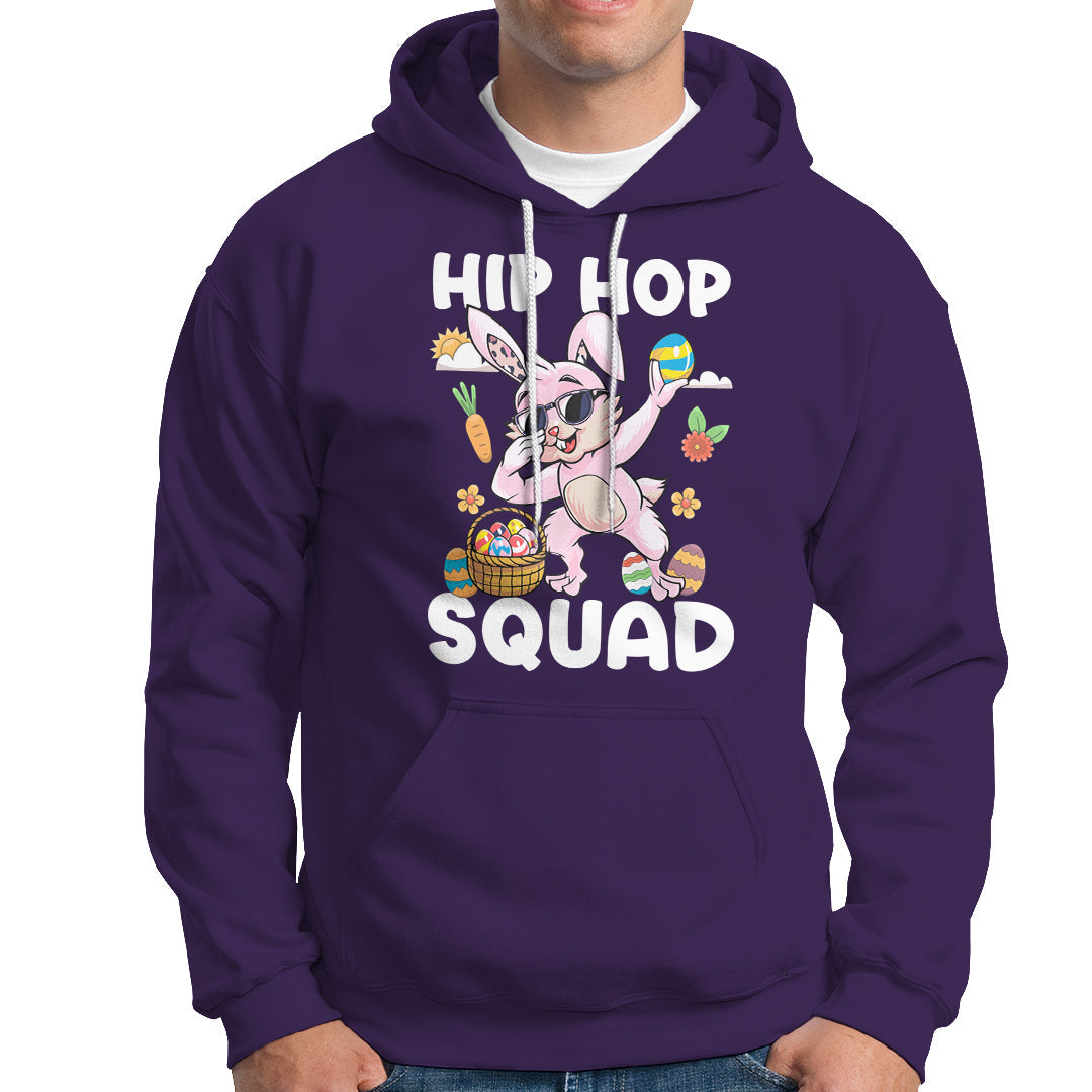Funny Costume Cute Bunny Dabbing Hip Hop Squad Rabbit Lover Halloween Costume For Kids Boys Girls Hoodie - Wonder Print Shop