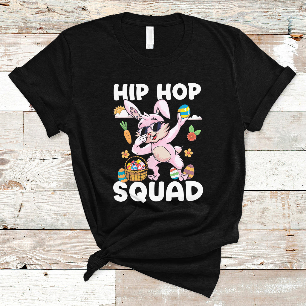 Funny Costume Cute Bunny Dabbing Hip Hop Squad Rabbit Lover Halloween Costume For Kids Boys Girls T Shirt - Wonder Print Shop
