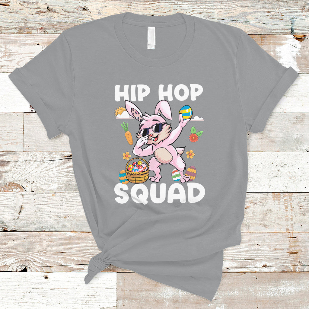 Funny Costume Cute Bunny Dabbing Hip Hop Squad Rabbit Lover Halloween Costume For Kids Boys Girls T Shirt - Wonder Print Shop