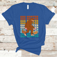 Funny Bigfoot Lover Egg Hunter Bigfoot In Bunny Costume Egg Hunting Halloween Costume For Kids Boys Girls T Shirt - Wonder Print Shop