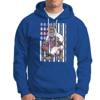 Funny Bigfoot Lover Apparel Bigfoot In Bunny Costume Egg Hunting Halloween Costume For Kids Boys Girls Hoodie - Wonder Print Shop