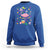 Cute Flamingo Custome Pink Flamingo Lover Bunny Egg Hunter Halloween Costume For Kids Boys Girls Sweatshirt - Wonder Print Shop