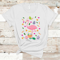 Cute Flamingo Custome Pink Flamingo Lover Bunny Egg Hunter Halloween Costume For Kids Boys Girls T Shirt - Wonder Print Shop
