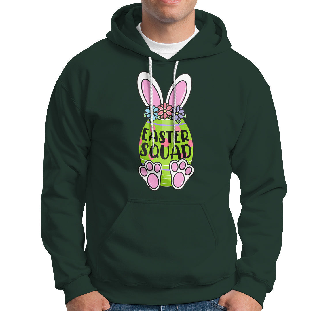 Happy Easter Day Easter Egg Costume Easter Squad Rabbit Bunny Egg Hunt Family Group Matching Hoodie - Wonder Print Shop