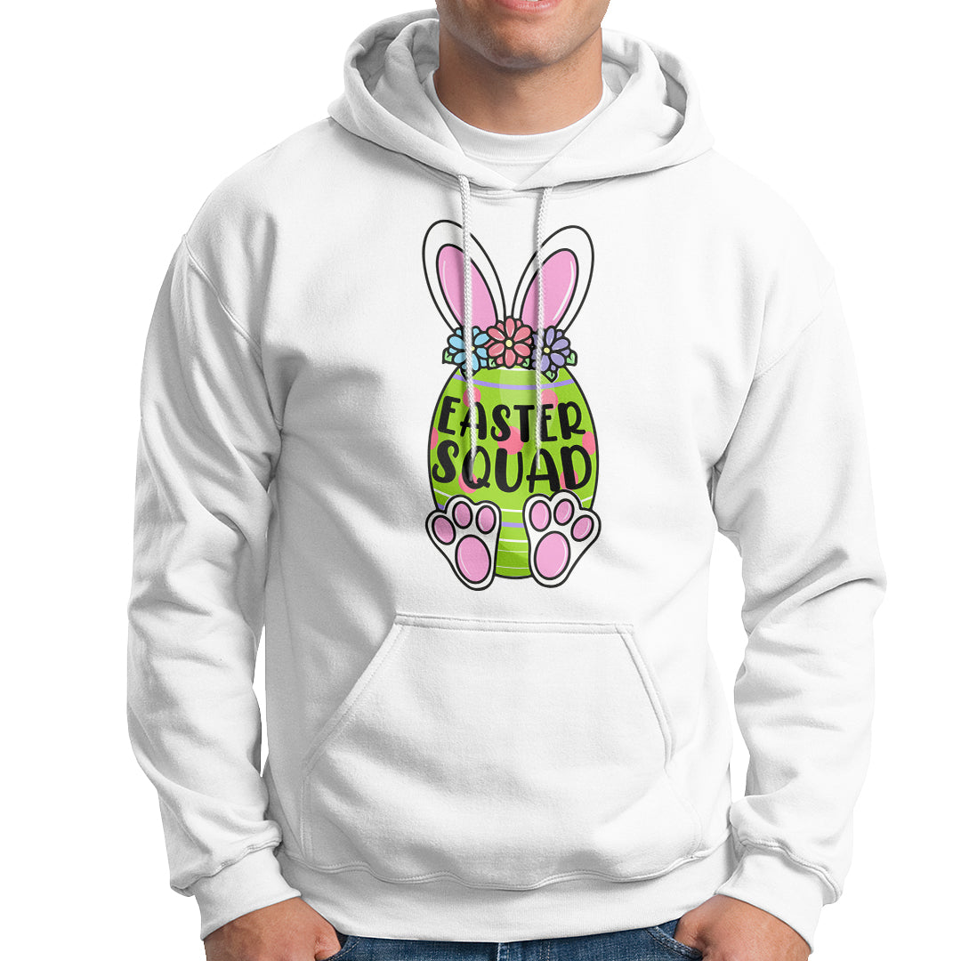 Happy Easter Day Easter Egg Costume Easter Squad Rabbit Bunny Egg Hunt Family Group Matching Hoodie - Wonder Print Shop