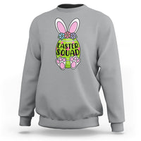 Happy Easter Day Easter Egg Costume Easter Squad Rabbit Bunny Egg Hunt Family Group Matching Sweatshirt - Wonder Print Shop