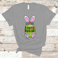 Happy Easter Day Easter Egg Costume Easter Squad Rabbit Bunny Egg Hunt Family Group Matching T Shirt - Wonder Print Shop