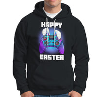 Funny Gaming Gamer E Is For Enjoying Games Video Games Lover Bunny Console Boys Girls Hoodie - Wonder Print Shop