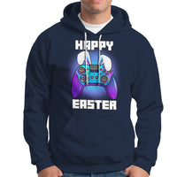 Funny Gaming Gamer E Is For Enjoying Games Video Games Lover Bunny Console Boys Girls Hoodie - Wonder Print Shop