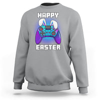 Funny Gaming Gamer E Is For Enjoying Games Video Games Lover Bunny Console Boys Girls Sweatshirt - Wonder Print Shop