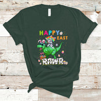 Easter Day Dinosaur Lover Happy East-Rawr Dabbing Egg Clothing For Kids Boys Girls T Shirt - Wonder Print Shop