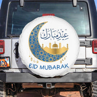 Eid Mubarak Crescent Moon Mosque Spare Tire Cover Arabic Calligraphy Islamic Celebration Gift