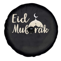 Eid Mubarak Mosque Silhouette Spare Tire Cover Islamic Holiday Celebration