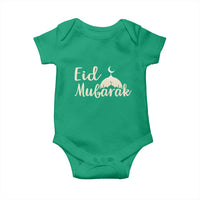 Eid Mubarak Mosque Silhouette Baby Onesie Islamic Holiday Celebration