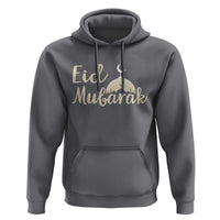 Eid Mubarak Mosque Silhouette Hoodie Islamic Holiday Celebration
