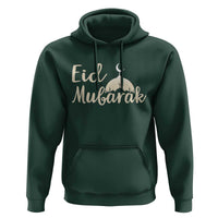 Eid Mubarak Mosque Silhouette Hoodie Islamic Holiday Celebration