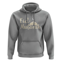 Eid Mubarak Mosque Silhouette Hoodie Islamic Holiday Celebration