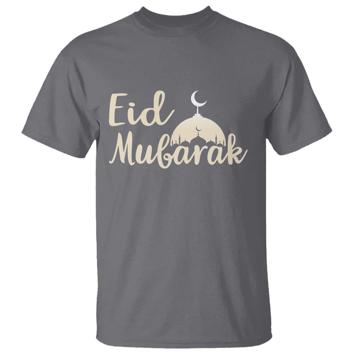 Eid Mubarak Mosque Silhouette T Shirt Islamic Holiday Celebration