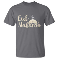 Eid Mubarak Mosque Silhouette T Shirt Islamic Holiday Celebration