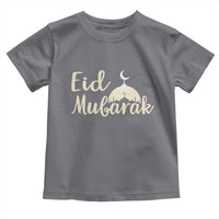 Eid Mubarak Mosque Silhouette Toddler T Shirt Islamic Holiday Celebration
